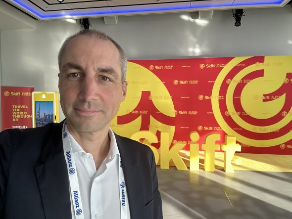 Robert Klauser auf dem Skift Global Forum 2024 in New York